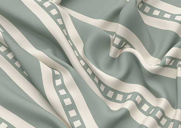 The British Stripe Co. Edgar, Polzeath No.1 - Twist&Fit Roman Blind - Image 4